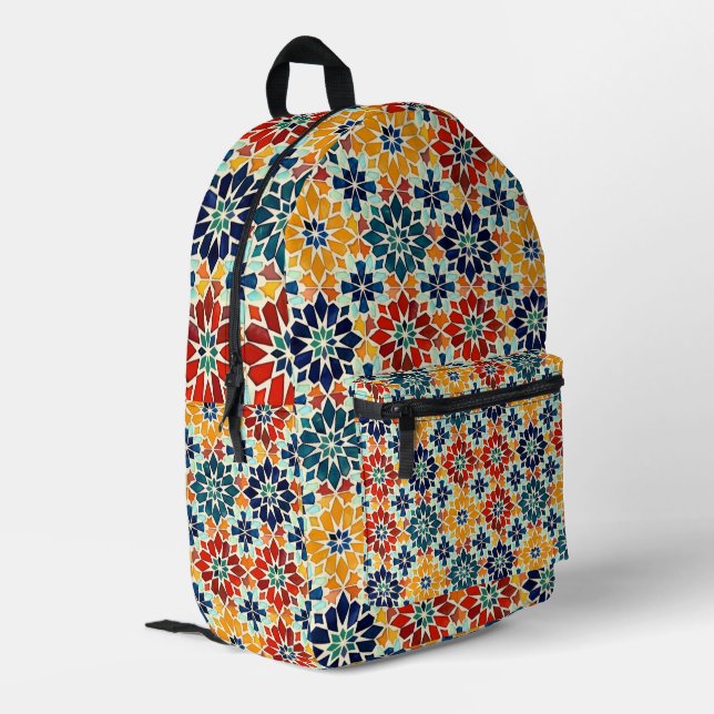 Mochila Impresa Patrón marroquí (Esquina izquierda trasera)