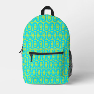 Mochila Impresa patrón moderno colorido