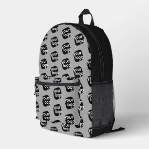 Mochila Impresa Patrón moderno Guay Gris claro y claro Añadir su l
