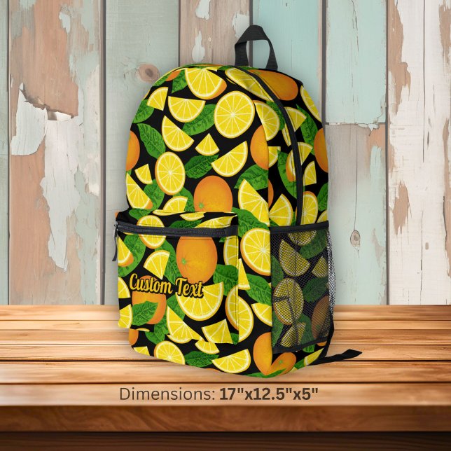 Mochila Impresa Patrón Naranja (Subido por el creador)