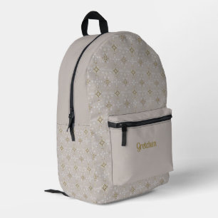Mochila Impresa Patrón oro escandinavo y tan manala