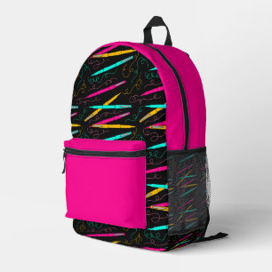 Mochila Impresa Patrón personalizable audaz y juguetón