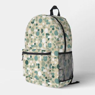 Mochila Impresa Patrón retro abstracto