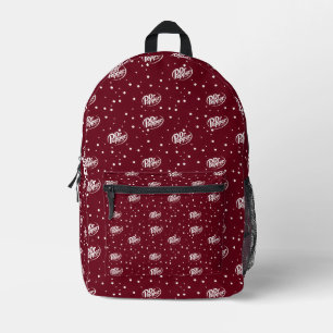 Mochila Impresa Patrón Retro de Soda de Cereza   Lunares Rojo Burd