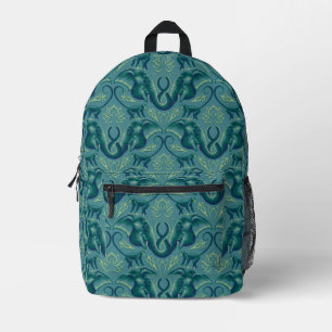 Mochila Impresa Patrón Safari Tranquilo - El Lotus Blanco
