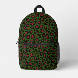 Mochila Impresa Patrón sin foco de leopardo