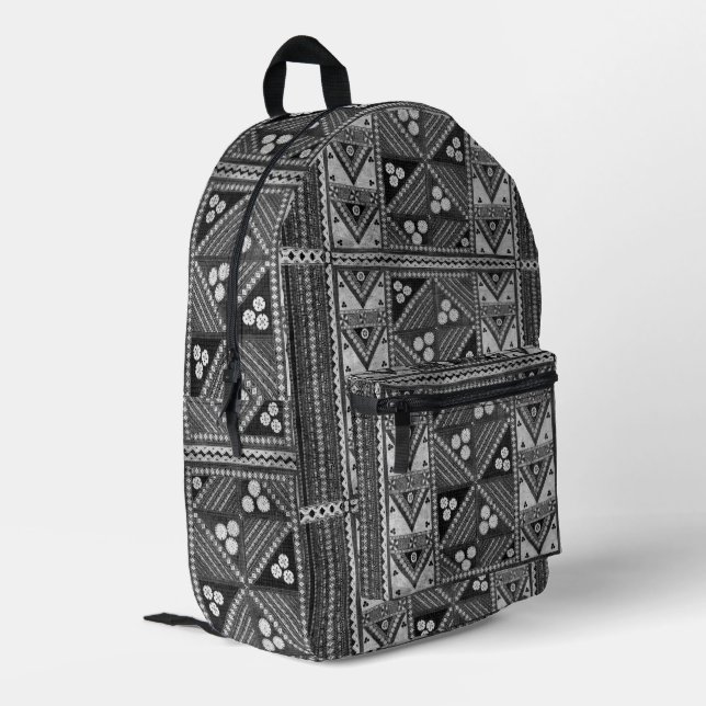 Mochila Impresa Patrón Tapa Boda hawaiano (Esquina izquierda trasera)