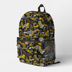 Mochila Impresa Patrón urbano del graffiti retro