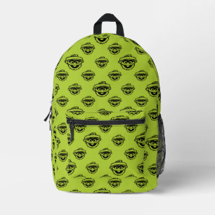 Mochila Impresa Patrón verde de Oscar el Gruñón