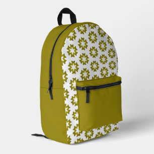 Mochila Impresa Patrón Verde Oliva