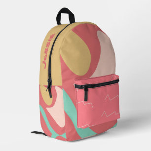 Mochila Impresa Patrones Divertidos Personalizados