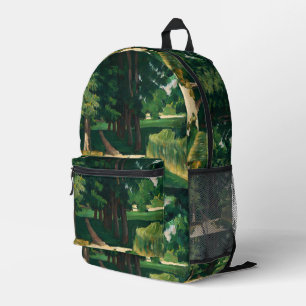 Mochila Impresa Paul Cézanne's The Avenue, Green Trees Classic