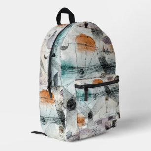 Mochila Impresa Paul Klee Plantas Tierra y Reino del Aire: Bauhaus