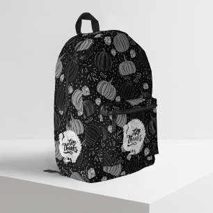 Mochila Impresa Pavo de Acción de Gracias Vintage