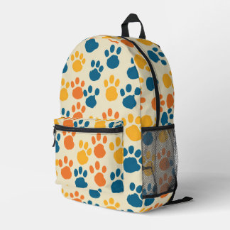 Mochila Impresa Pawsiísticamente lindo beige