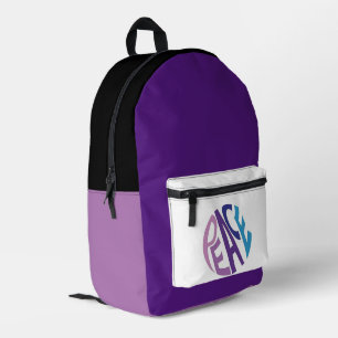 MOCHILA IMPRESA PAZ