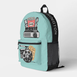 Mochila Impresa Película de nombre personalizado