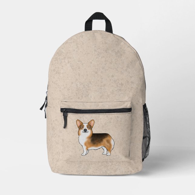 Mochila Impresa Pembroke Pembroke Welsh Corgi Cute Dog (Anverso)