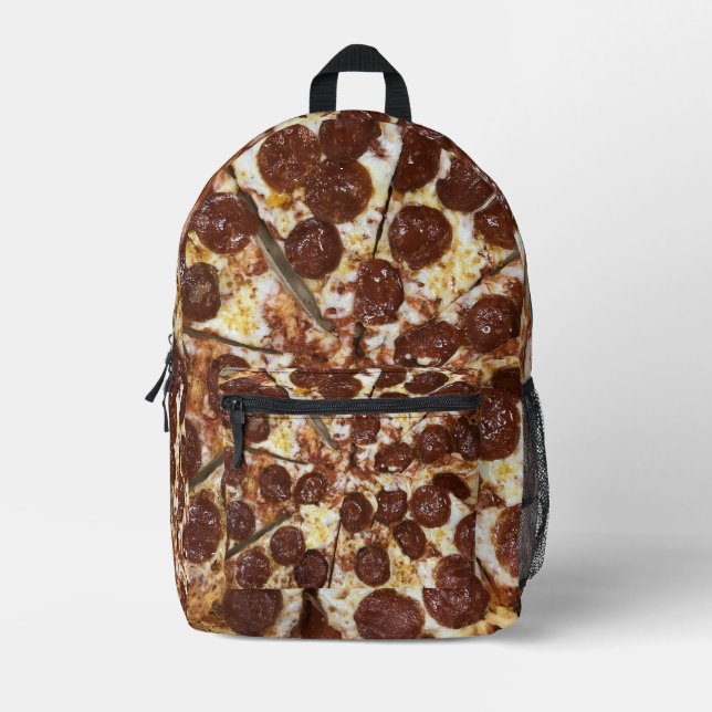Mochila Impresa Pepperoni Pizza (Anverso)