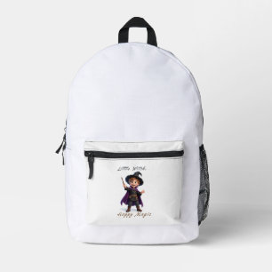 Mochila Impresa Pequeño Niño Brujo Gran Magia Dulce Halloween