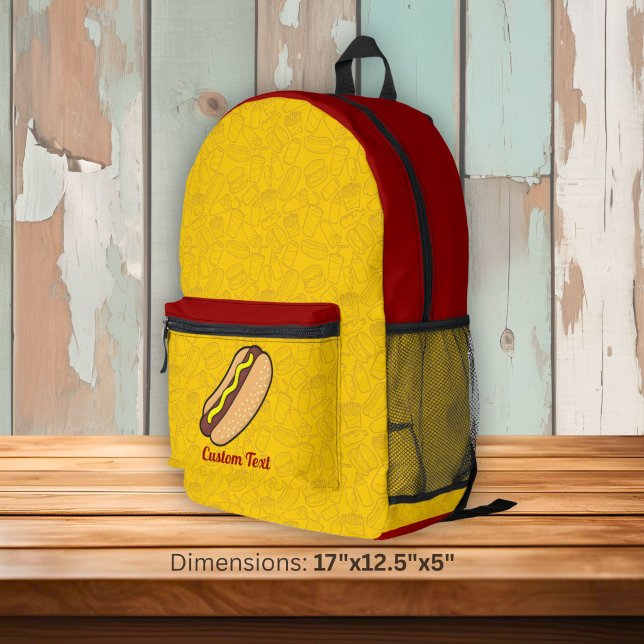 Mochila Impresa Perro caliente (Subido por el creador)