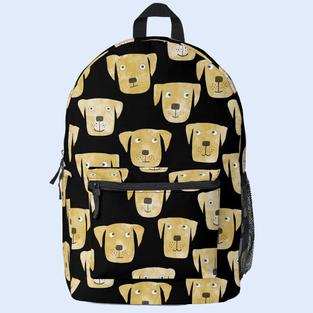 Mochila Impresa Perro recuperador de Labrador dorado (Golden labrador retriever dog watercolor pattern backpack)