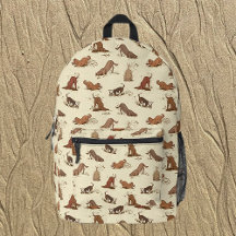 Perros cavadores sucios - patrón de vacaciones en