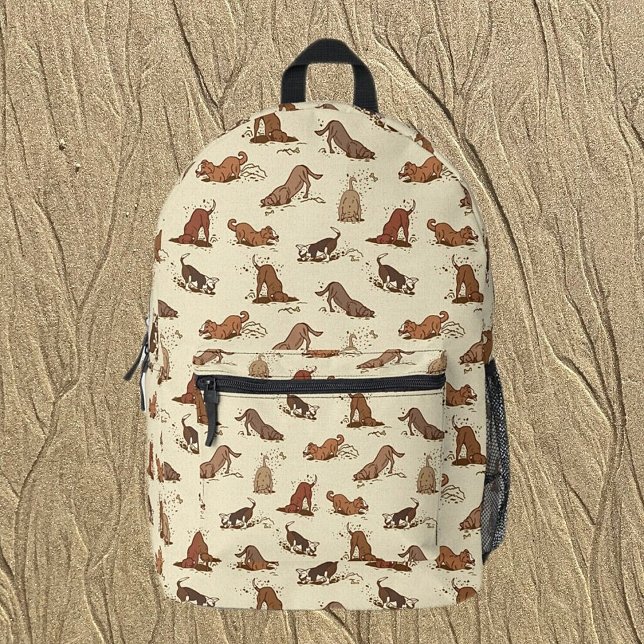 Mochila Impresa Perros cavadores sucios - patrón de vacaciones en  (Subido por el creador)