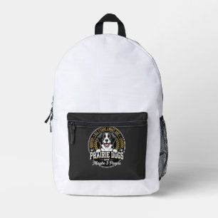 Mochila Impresa Perros de la pradera Tal vez 3 personas Diseño