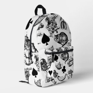 Mochila Impresa Personajes clásicos de las aventuras de Alicia en 