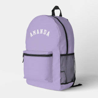 Mochila Impresa Personalised Lilac Kids Back to School