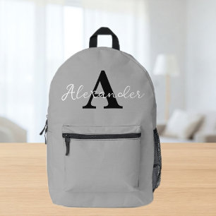 Mochila Impresa Personalised Name Initial Backpack