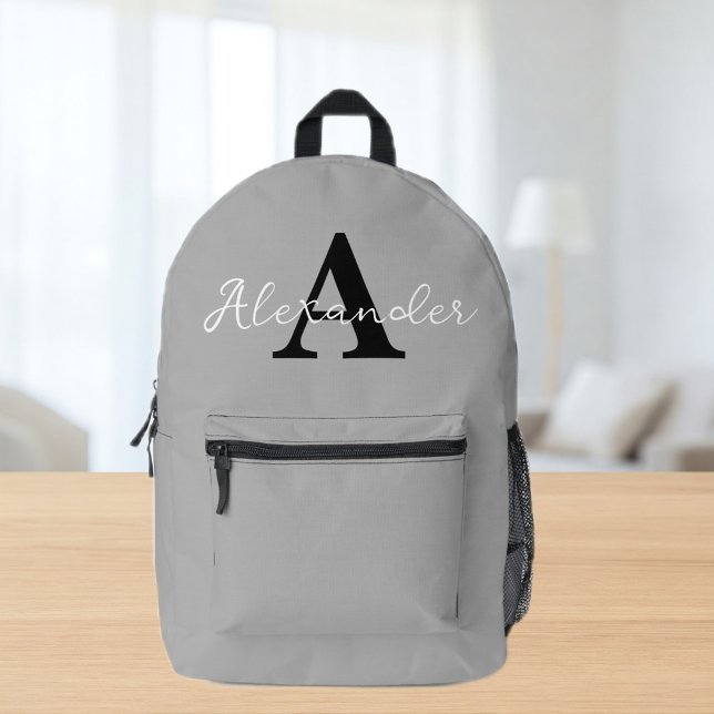 Mochila Impresa Personalised Name Initial Backpack (Subido por el creador)