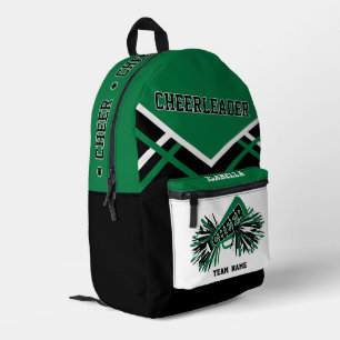 Mochila Impresa Personaliza Porrista Verde, Negro, Blanco