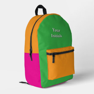Mochila Impresa Personaliza tus iniciativas Hot Pink Gold Green