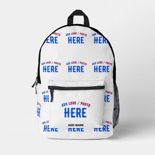 MOCHILA IMPRESA PERSONALIZABLE MODERNO ESTILO BLANCO VERIFICADO MA (Anverso)