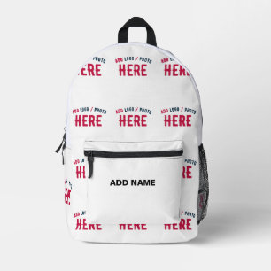 MOCHILA IMPRESA PERSONALIZABLE MODERNO ESTILO BLANCO VERIFICADO MA
