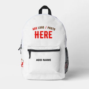 MOCHILA IMPRESA PERSONALIZABLE MODERNO ESTILO BLANCO VERIFICADO MA