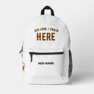 MOCHILA IMPRESA PERSONALIZABLE MODERNO ESTILO BLANCO VERIFICADO MA