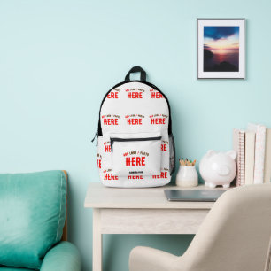 MOCHILA IMPRESA PERSONALIZABLE MODERNO ESTILO BLANCO VERIFICADO MA