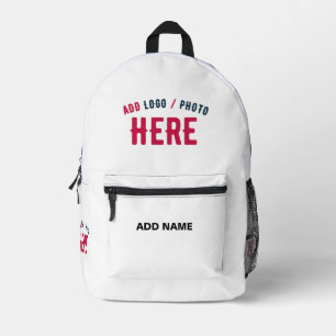 MOCHILA IMPRESA PERSONALIZABLE MODERNO ESTILO BLANCO VERIFICADO MA
