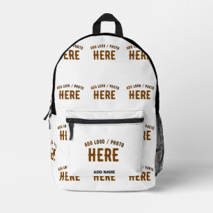 MOCHILA IMPRESA PERSONALIZABLE MODERNO ESTILO BLANCO VERIFICADO MA