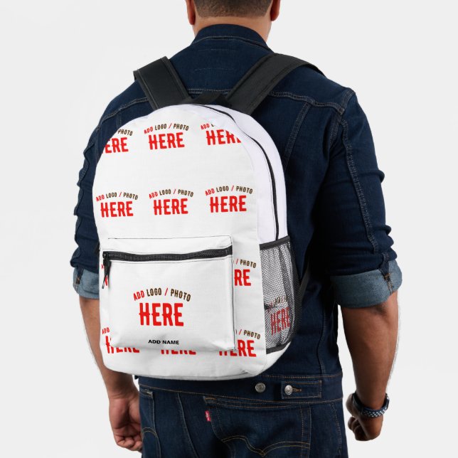 MOCHILA IMPRESA PERSONALIZABLE MODERNO ESTILO BLANCO VERIFICADO MA (Insitu (Modelo))
