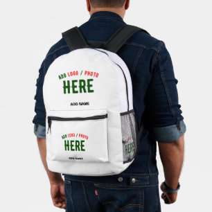 MOCHILA IMPRESA PERSONALIZABLE MODERNO ESTILO BLANCO VERIFICADO MA