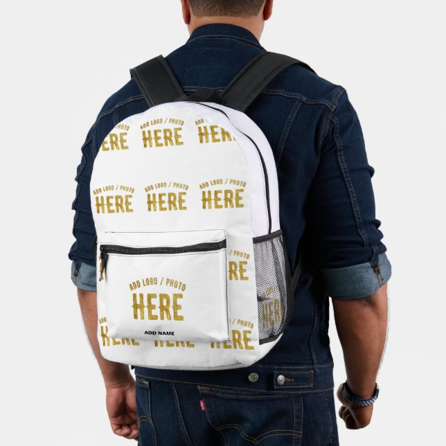 MOCHILA IMPRESA PERSONALIZABLE MODERNO ESTILO BLANCO VERIFICADO MA (Insitu (Modelo))