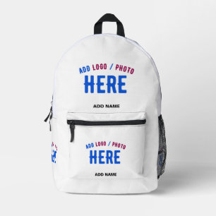 MOCHILA IMPRESA PERSONALIZABLE MODERNO ESTILO BLANCO VERIFICADO MA