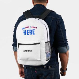 MOCHILA IMPRESA PERSONALIZABLE MODERNO ESTILO BLANCO VERIFICADO MA