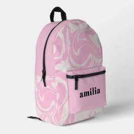 Mochila impresa personalizada Cute Baby Pink