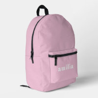 Mochila impresa personalizada Cute Baby Pink