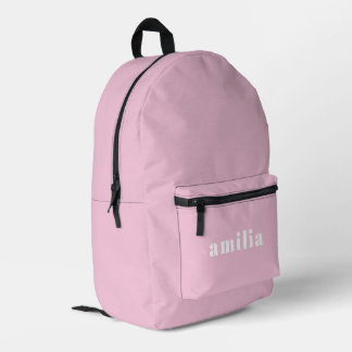 Mochila impresa personalizada Cute Baby Pink